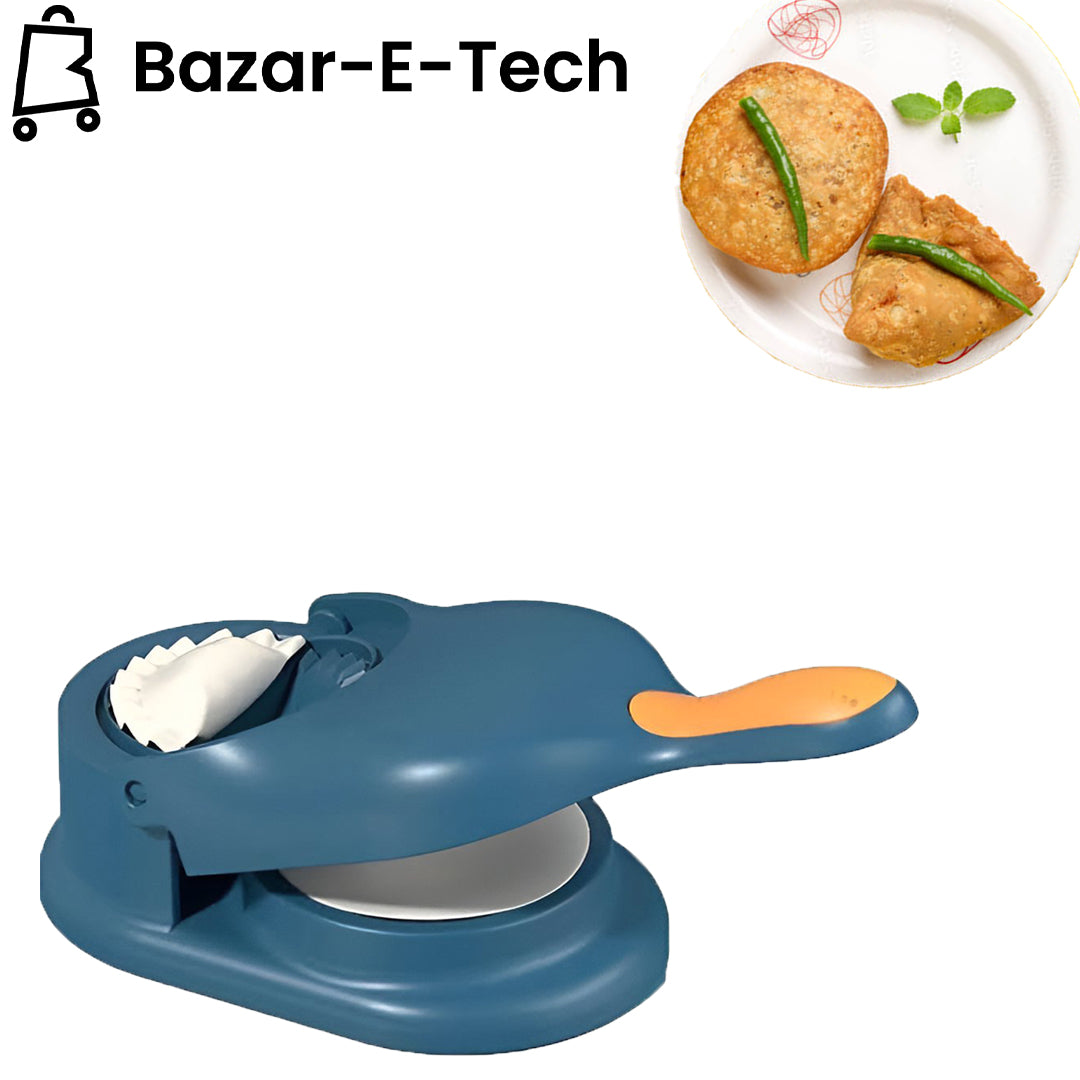 2 In 1 Samosa Maker, Manual Dumpling Maker Mood, Kitchen Dumpling Making Tool, Fast Easy Dumpling Tool Ravioli Mood Wrapper, Baking Pastry Manual Press Maker- AL HAMD TRADER